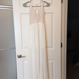 White lace/sheer dress